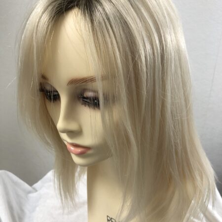 Mono Wig Blonde Rooted